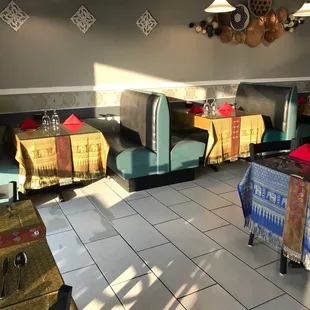 the interior of the restaurant