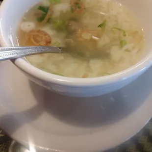 A complimentary soup I didn't expect at all. It was clearly made from scratch and quite nice!