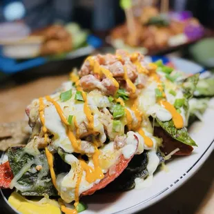 Bangkok Ahi Poke Nachos