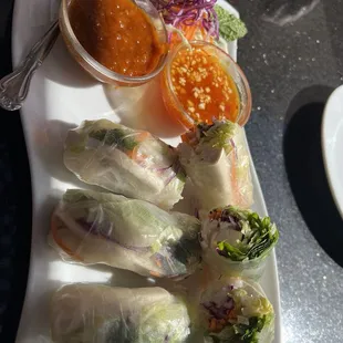 7. Fresh Spring Rolls