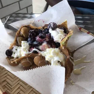 Pandane Coconut Waffle