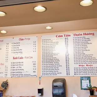 sushi and sashimi, menu