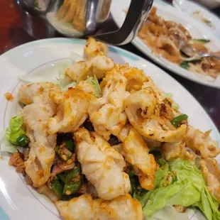 Salt and pepper squid