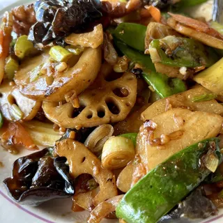 / Stir-Fried Lotus Roots with Sliced Pork