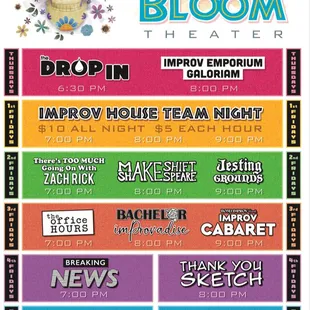 Winter 2025 schedule