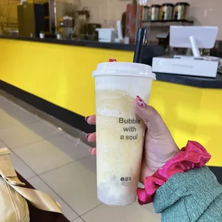 Golden Pineapple Refresher with Cheezo