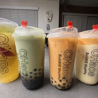 Brown Sugar Bubble with Matcha