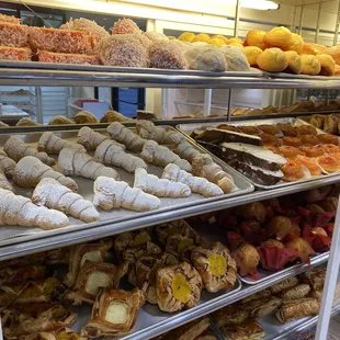 a variety of baked goods