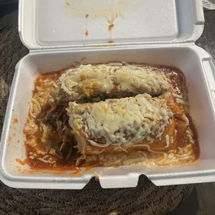 Wet burrito