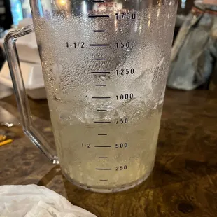 The 2 quart margaritas. Great deal makes 4 of the regular margaritas.