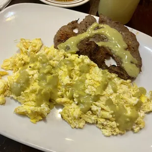 Steak and eggs!