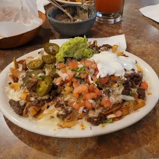 Asada Fries needs to be added to the permanent menu. 10 out of 10