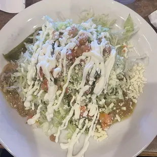 Chile verde tostada