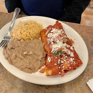 Enchiladas lunch special