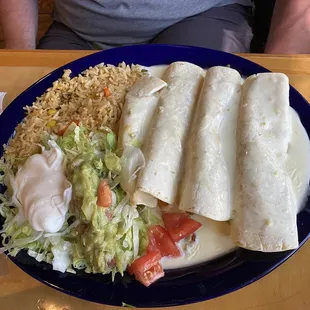 seafood enchiladas were great!