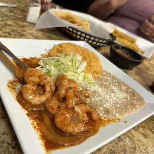 Camarones a la diabla