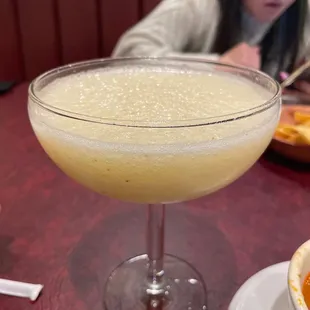 Delicious banana margarita