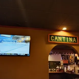The cantina a very authentic Mexican bar