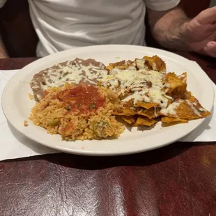 Husband loves the chilaquiles.