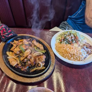Chicken fajitas