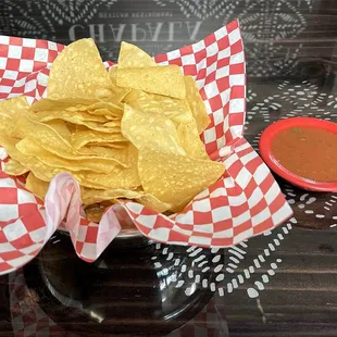 Complimentary Chips &amp; Mild Salsa