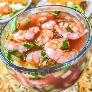 Coctel camaron y pulpo