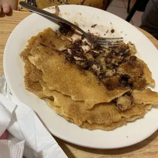 Chocolate chip pancakes