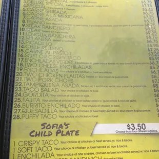 Menu!