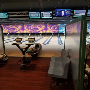 Her at Chaparral about bowl league always a good time at Chaparral. Great staff great lanes and great food and drinks.