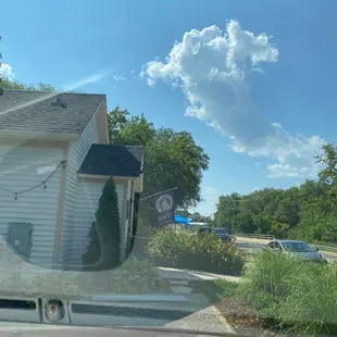 outside