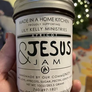 They sell Jesus &amp; Jam.