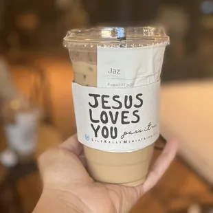 Iced Seasonal Latte Salted Caramel