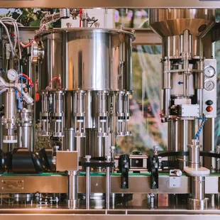 a machine for filling bottles