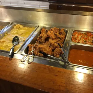 Fried chicken buffet