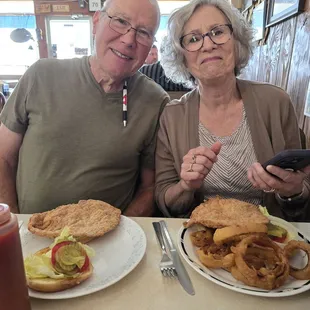 My Friends enjoying the wonderful tenderloin!