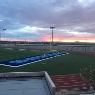 Early morning football game