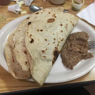 Omg Two large tacos!!