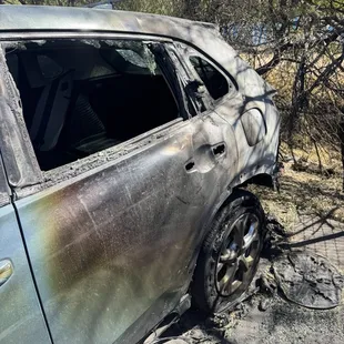 My car that was burnt