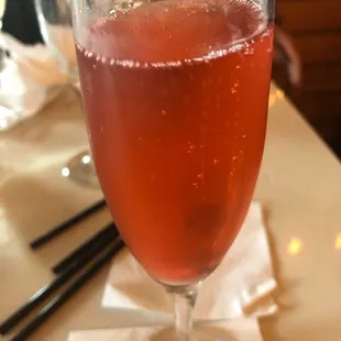 Cranberry Mimosa