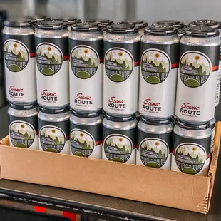 a box of 12 cans