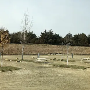 Nice pull through with picnic tables