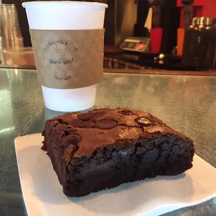 Large Brownies with Ghirardelli chocolate chips!