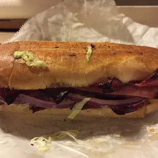 Fiery Gauntlet sammich! Loaded with meat!