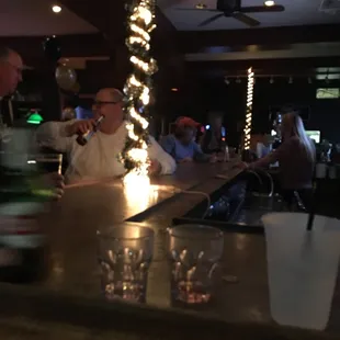 View of the bar area.