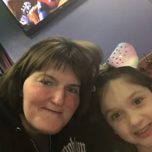 a woman and a young girl