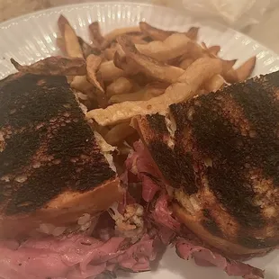 Charred Bread Reuben
