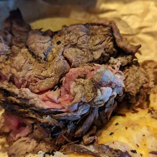 Pit beef inside
