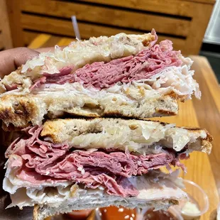 Corned Beef &amp; Turkey Sandwich