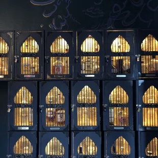 Adult beverage lockers