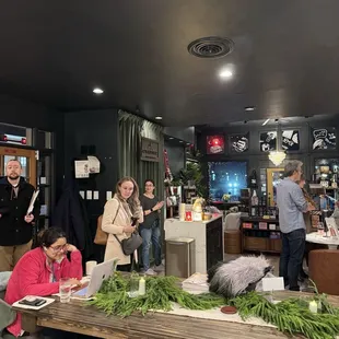 Looking toward the bar and gift area